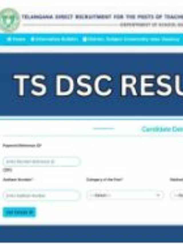 TS DSC Result 2024 Announced: Check Your Results and Next Steps Now