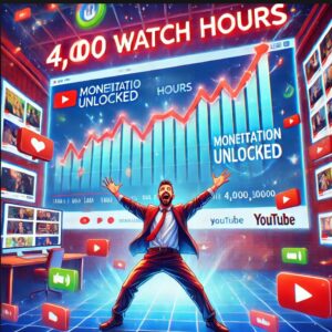 What is the quickest way to complete 4,000 watch time on YouTube